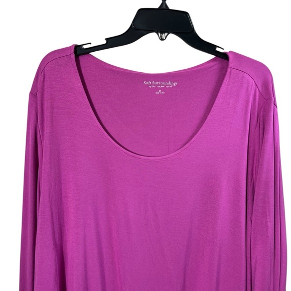 SOFT SURROUNDINGS Perfect Layers Top in Orchid 5AC72 - Picture 4 of 11